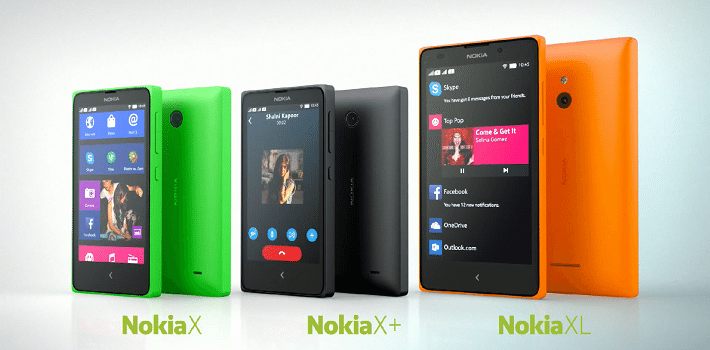 Nokia X X+ and XL