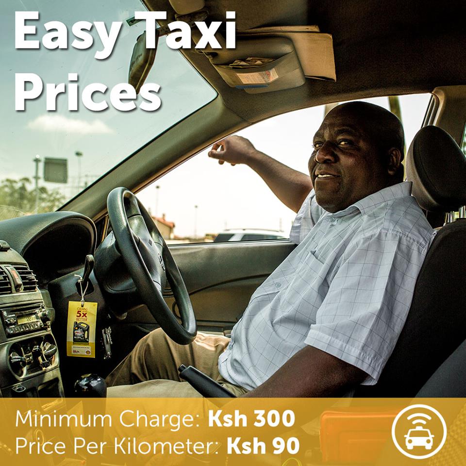 Easy Taxi prices in Kenya