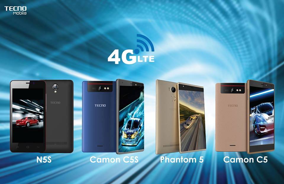 Tecno smartphones with 4G