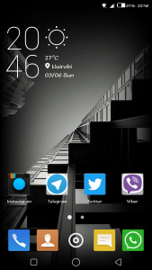 Homescreen