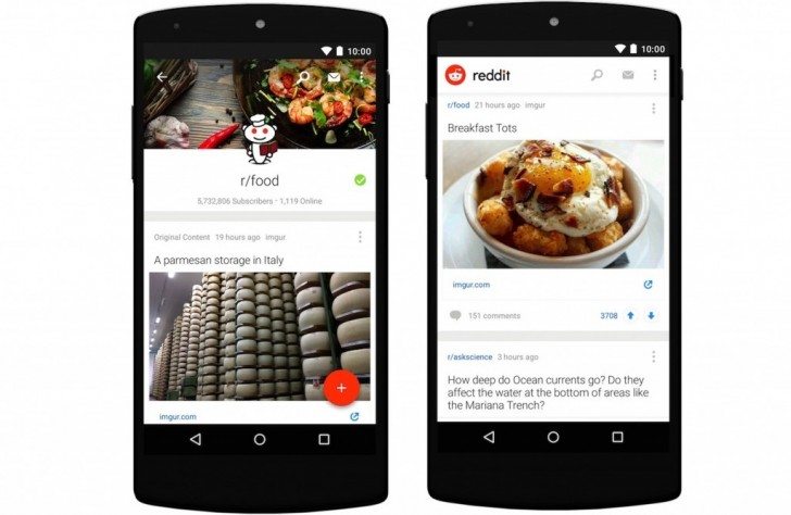 Reddit app for android
