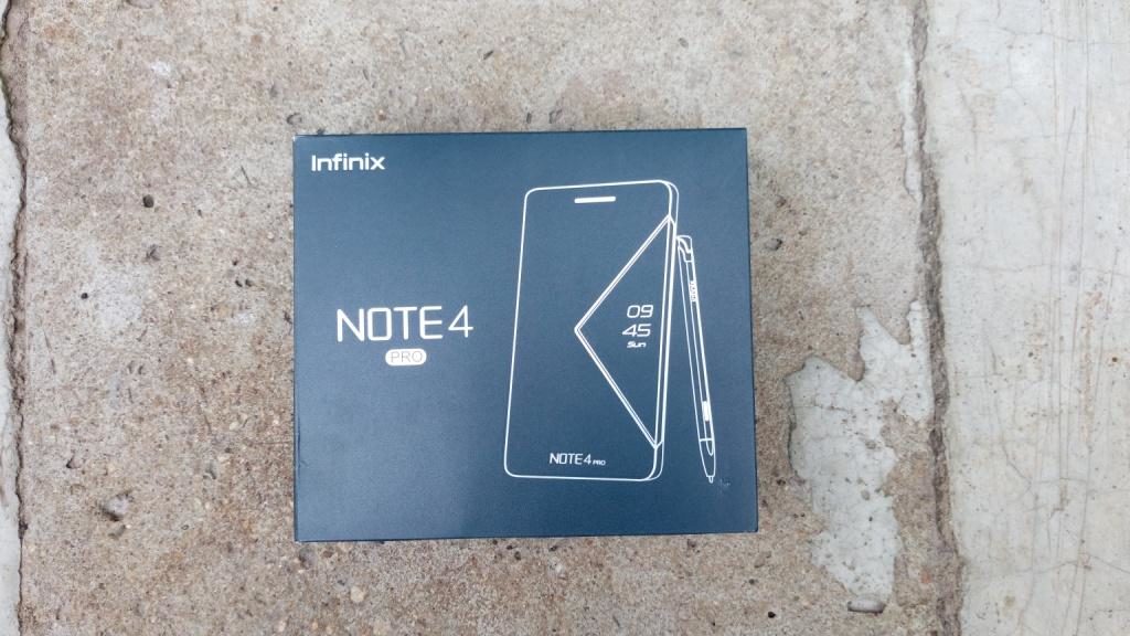 Infinix Note 4 Pro box