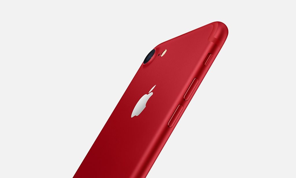 Red iPhone 7