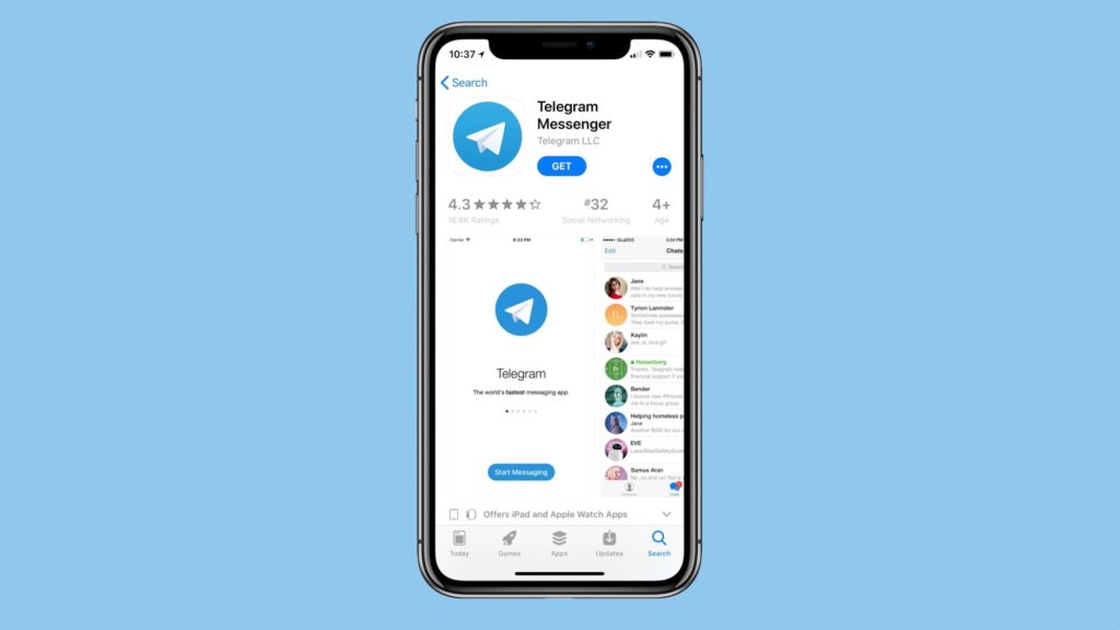 Telegram for ios