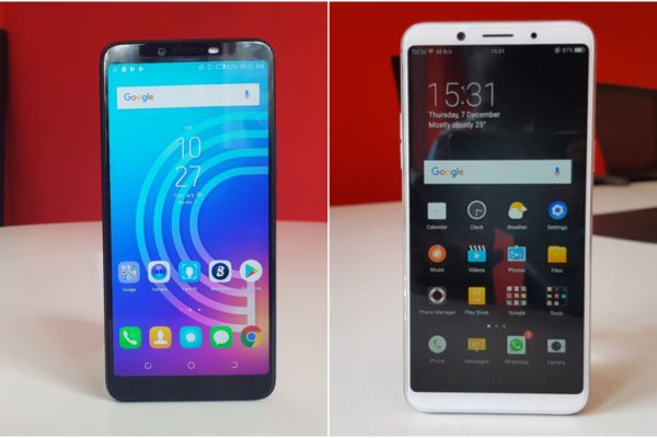 tecno camon cm vs huawei y7 prime 2018