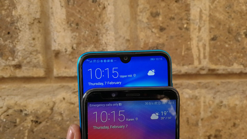 Huawei Y7 Prime 2019 notch