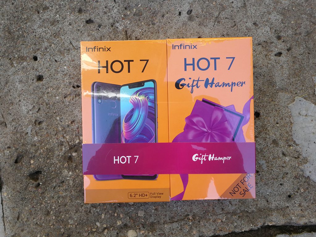 Infinix Hot 7 boxes