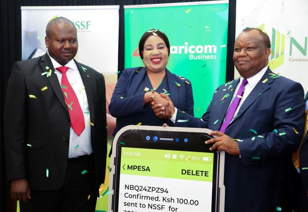NSSF contribution through MPesa