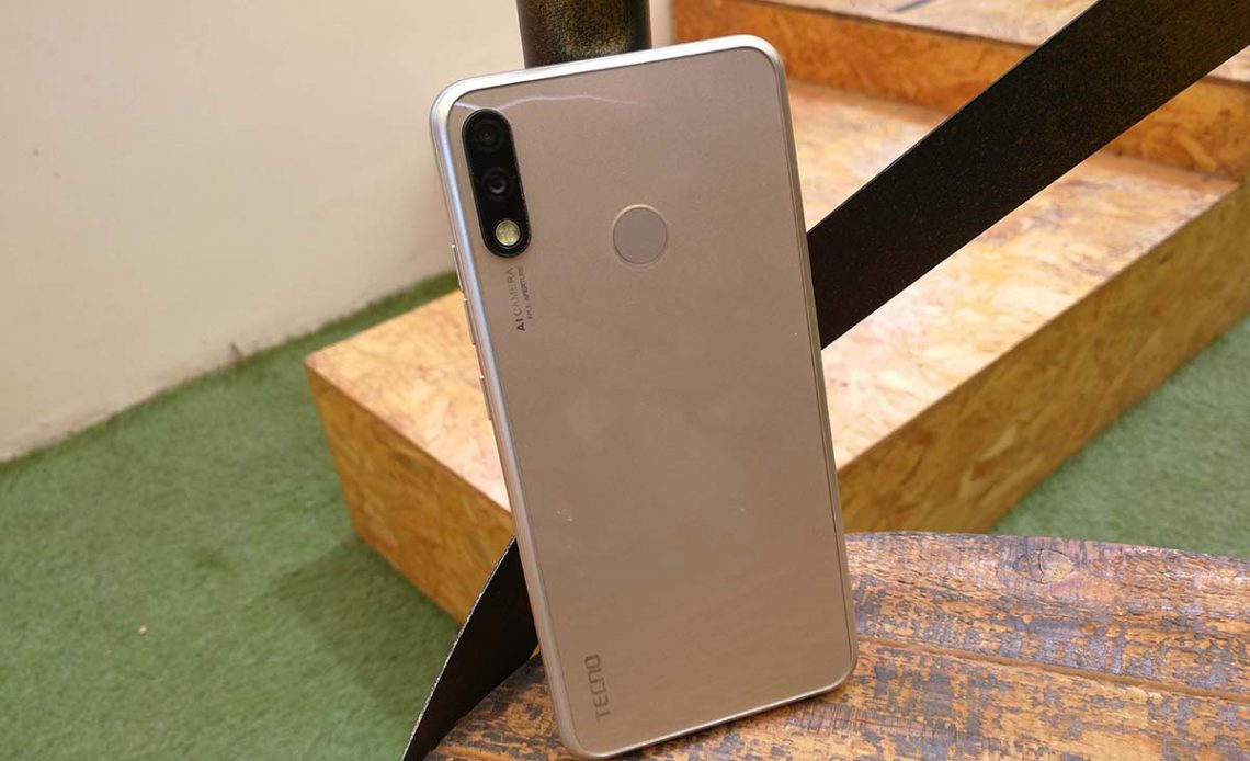 Tecno spark 3 back
