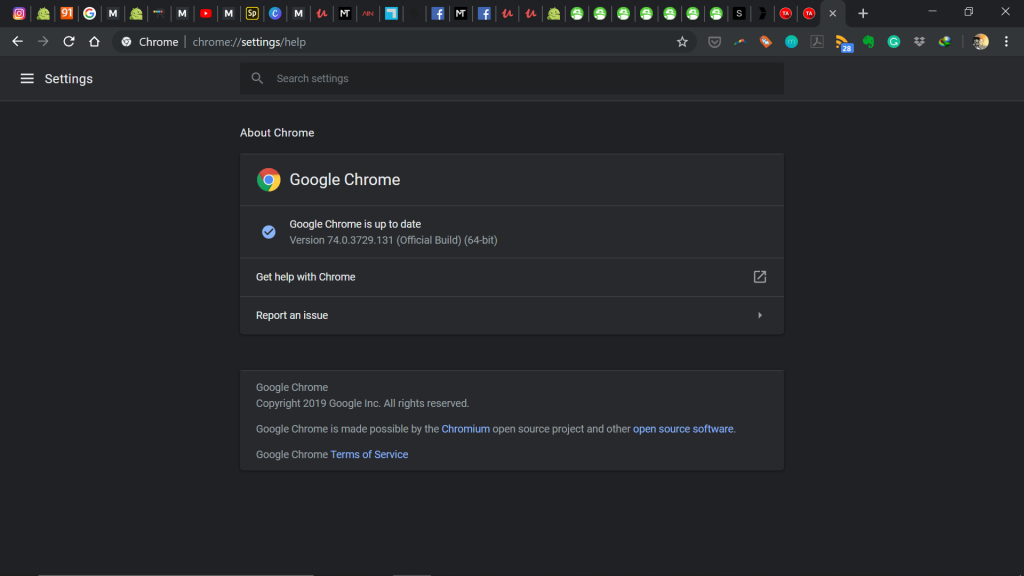 dark mode google chrome