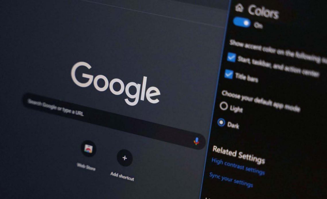 how to get dark mode in chrome windows 10
