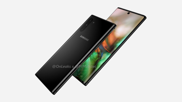 Galaxy Note10 render 2