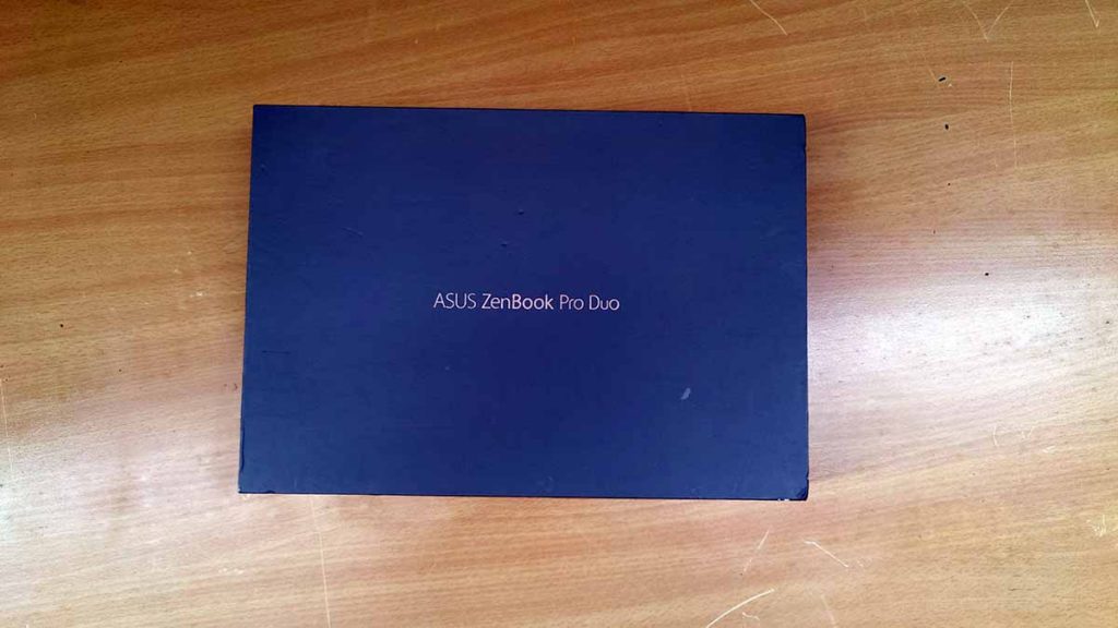 Asus Zenbook pro duo box