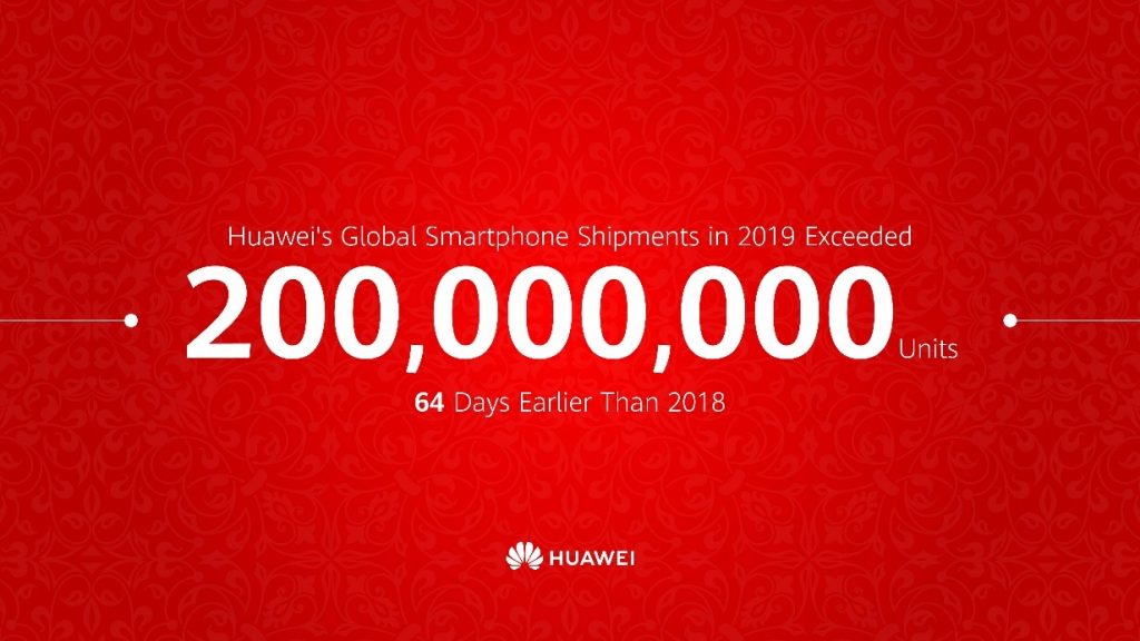 Huawei sales 2019