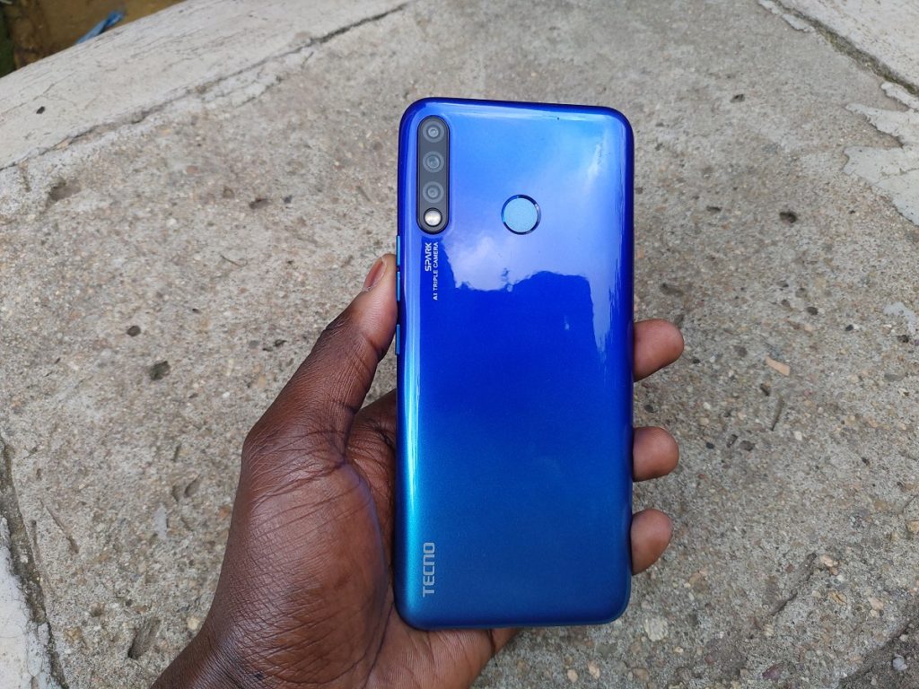 Tecno Spark 4 back