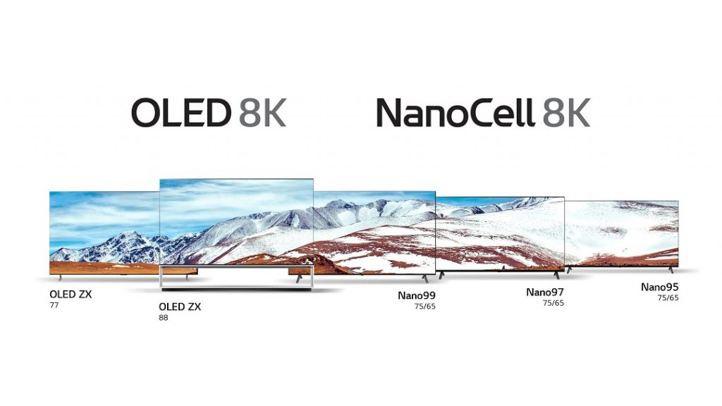 LG 8K Oled tvs