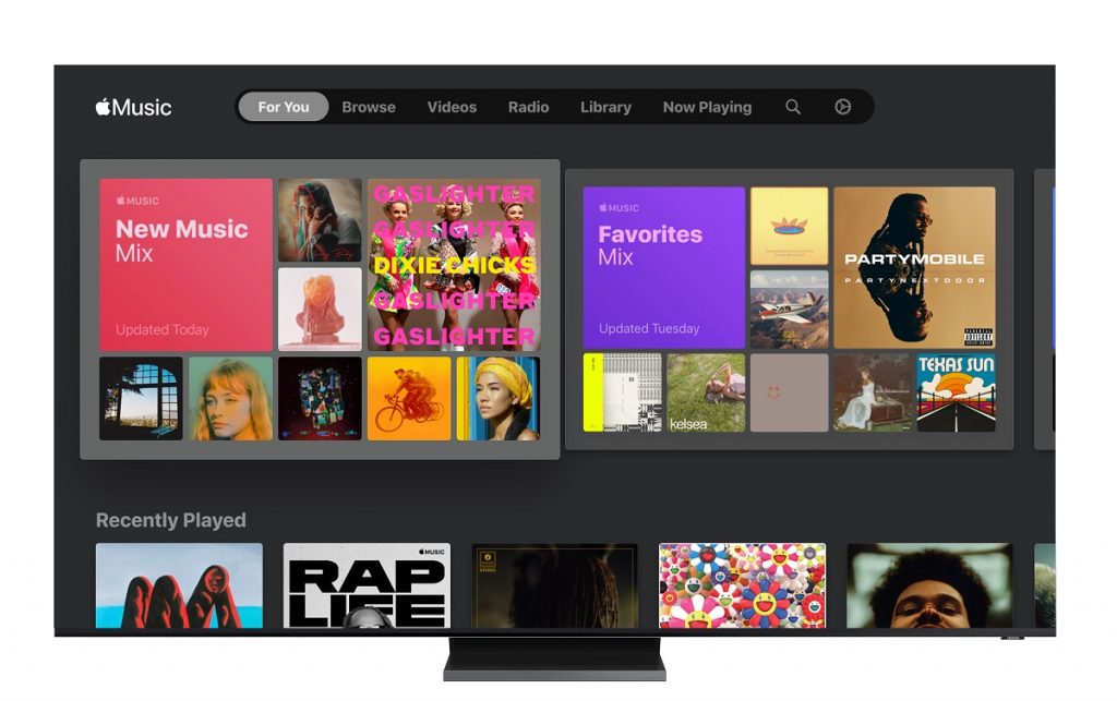 Samsung Smart TV Apple Music app