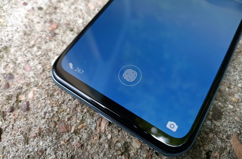 Huawei Y8p fingeprint scanner