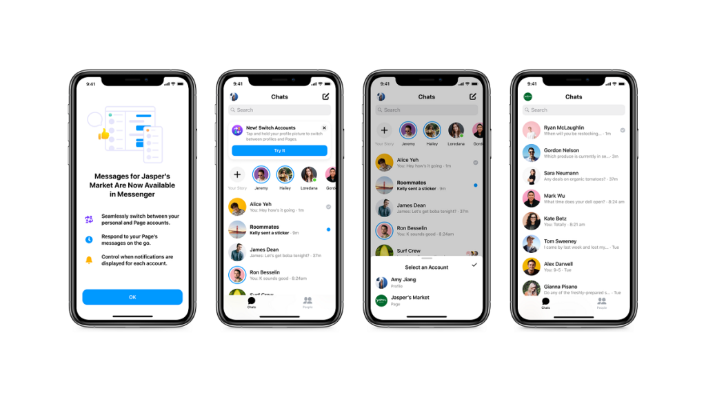 Messenger Business Inbox on iOS