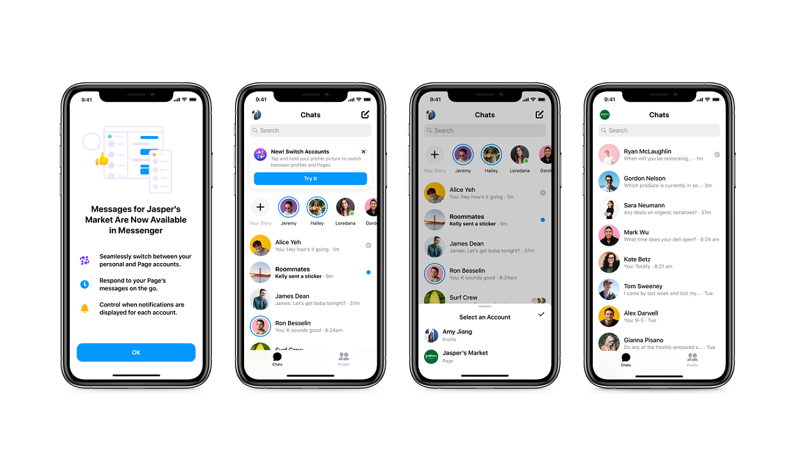 Messenger Business Inbox on iOS