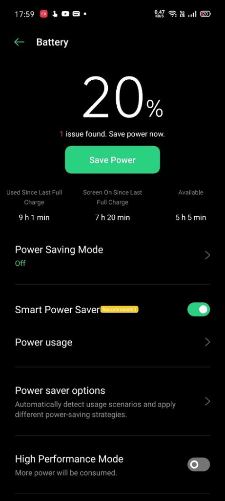 OPPO Reno3 battery