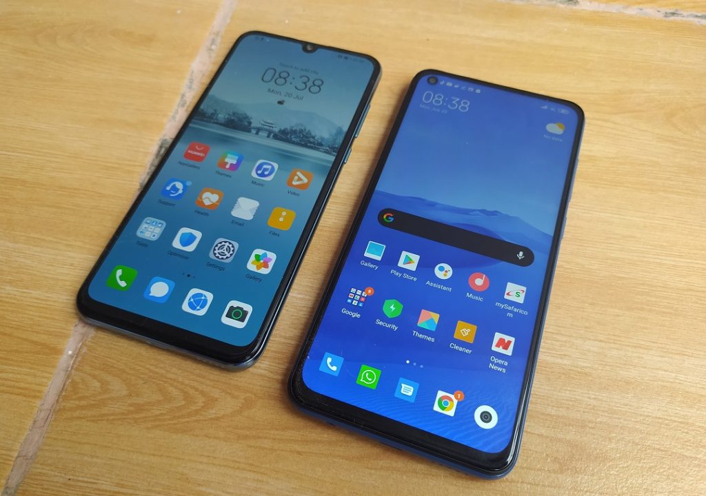 Redmi Note 9 and Huawei Y8p