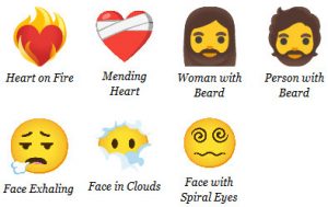 new emojis in 13.1 minor release