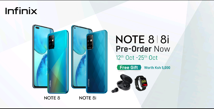 Infinix Note 8 note 8i kenya