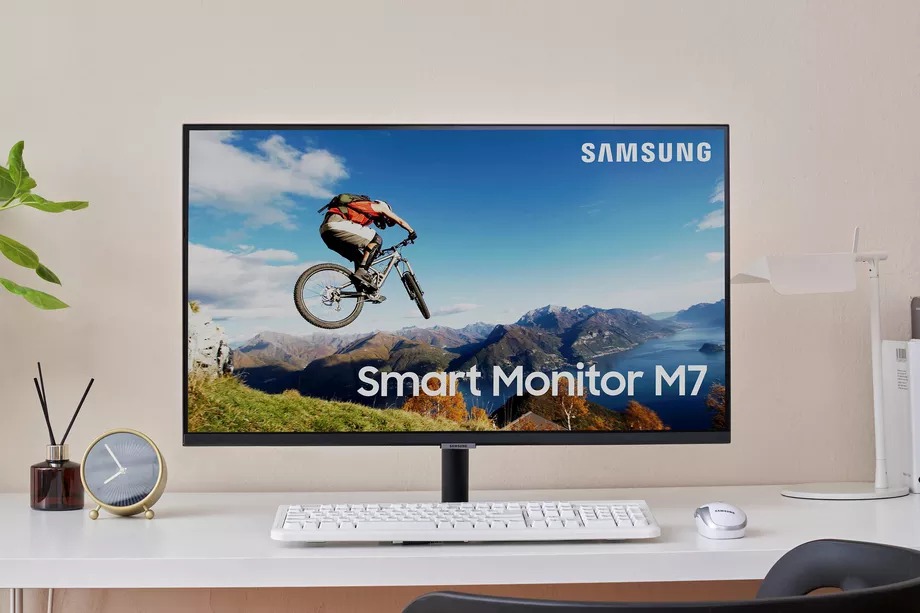 Samsung smart monitor header