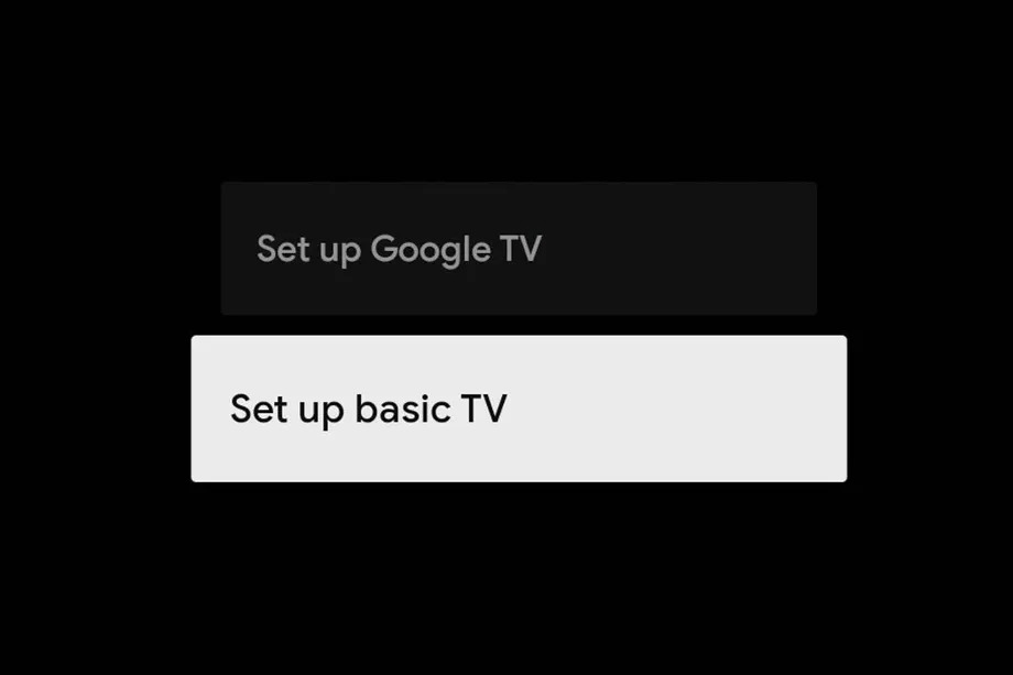 google tv basic