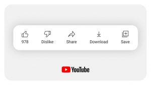 YouTube no-dislikes interface