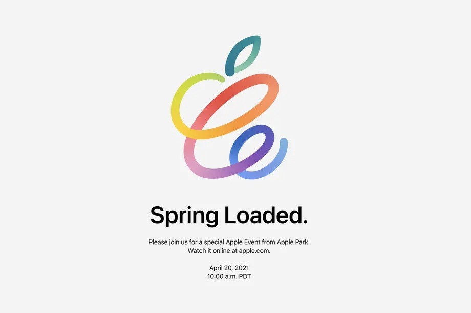 Apple spring loaded event