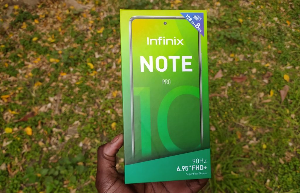 Infinix Note 10 Pro box