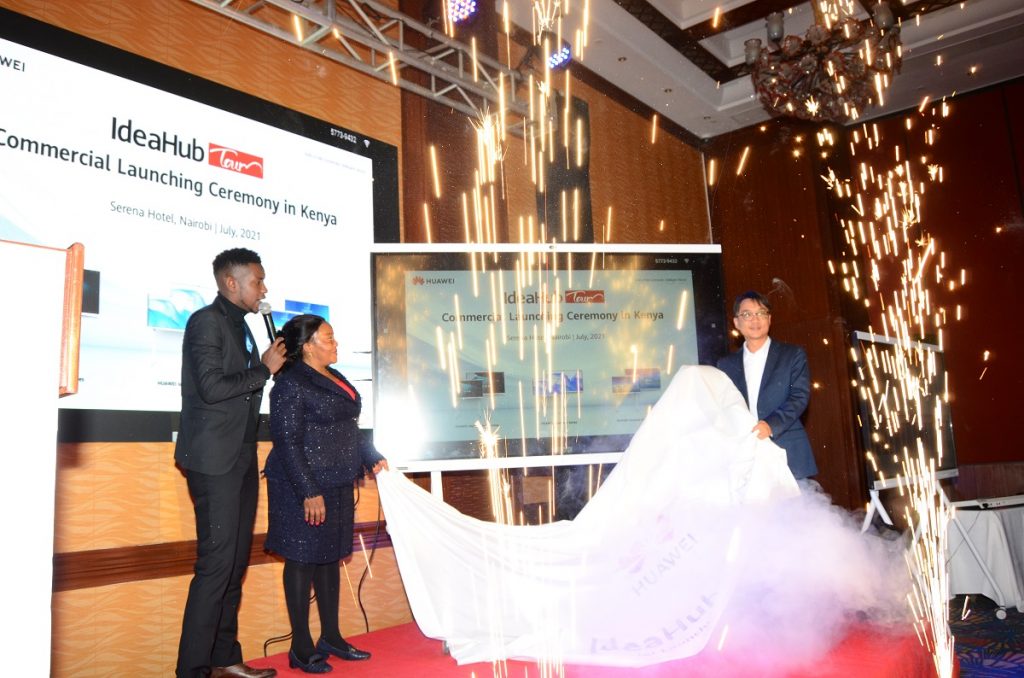 Huawei Kenya CEO and PS Dr. Margaret Mwakima at the Launch of Ideahub 2