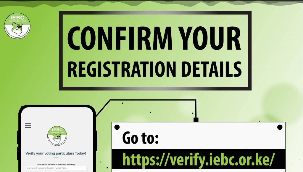 IEBC Voter registration details verifications