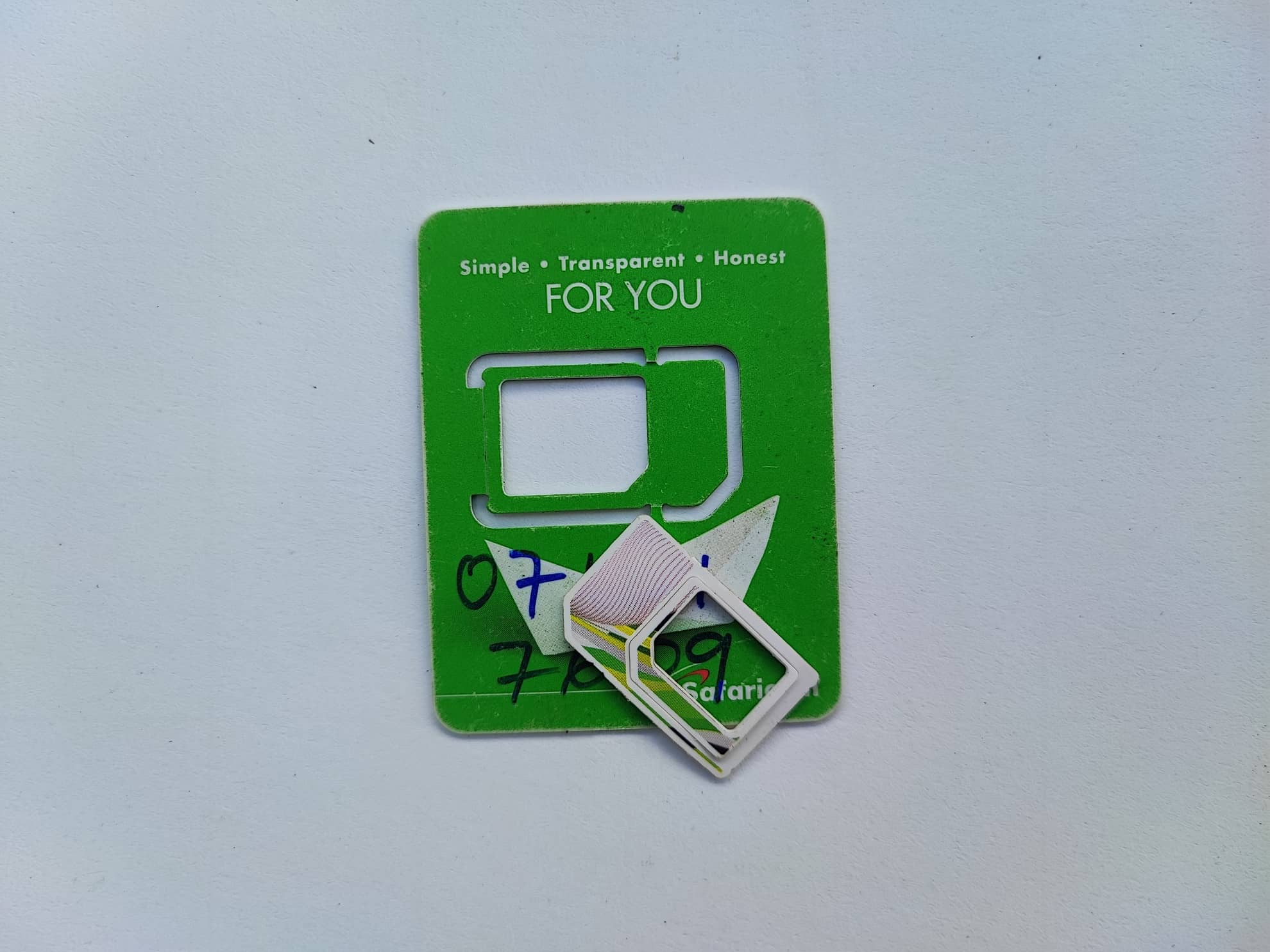 how to know your safaricom line number