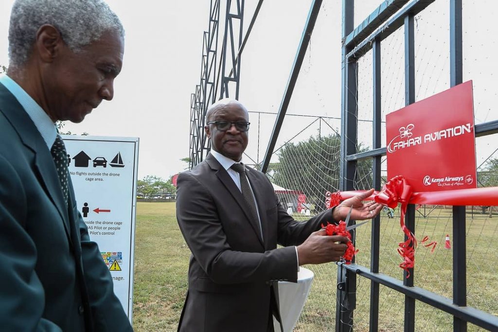 Fahari aviation drone cage facility kenya