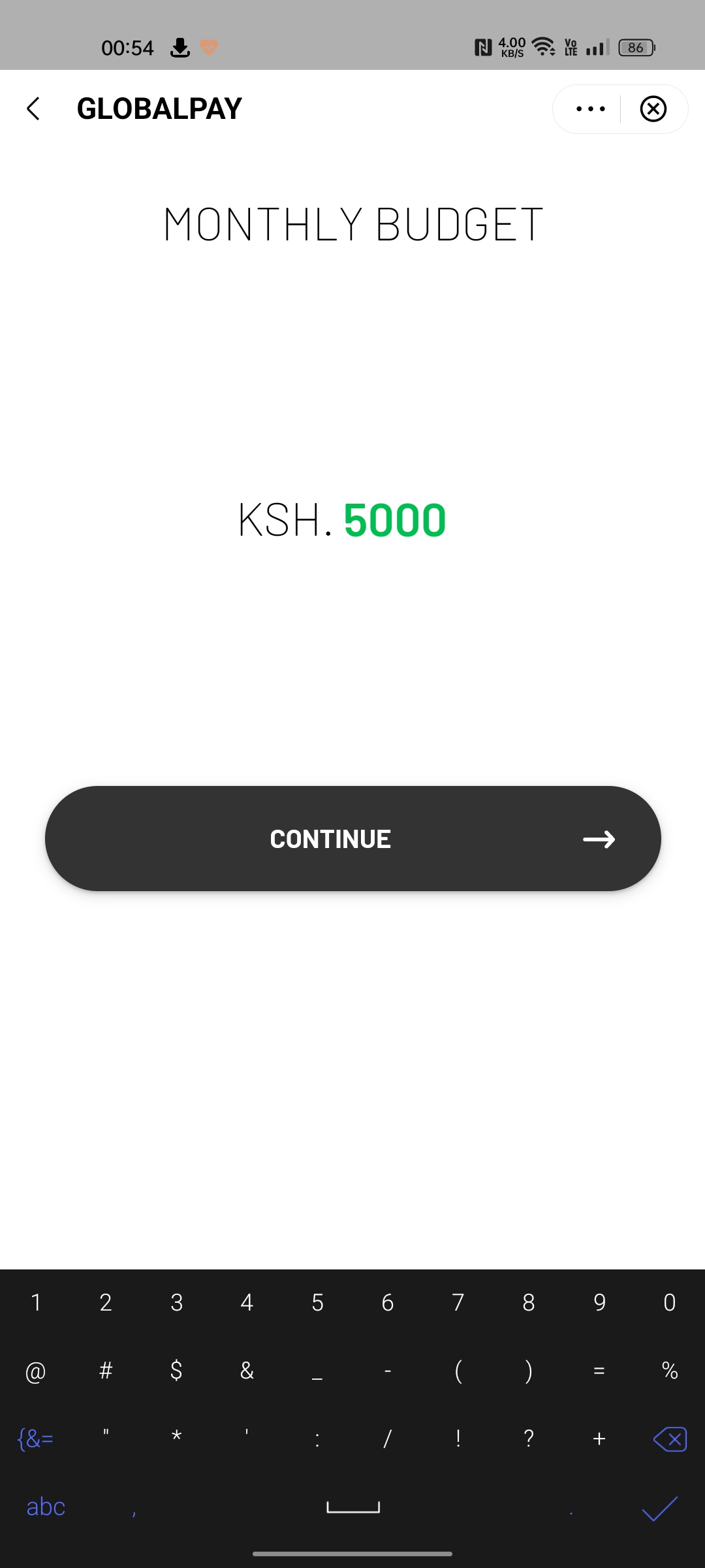 M-Pesa visa virtual card limit