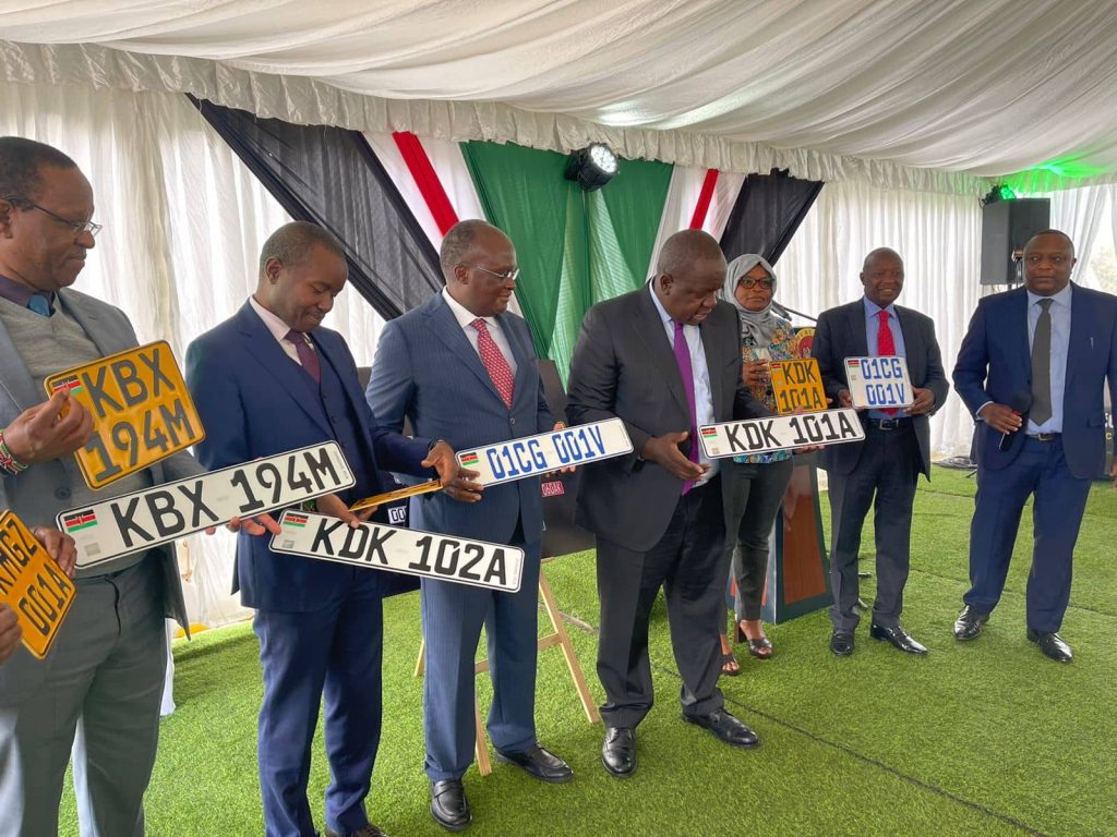 Kenya digital number plates