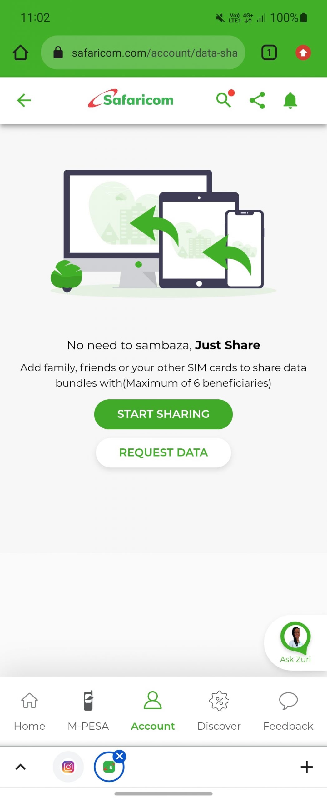 Safaricom portal