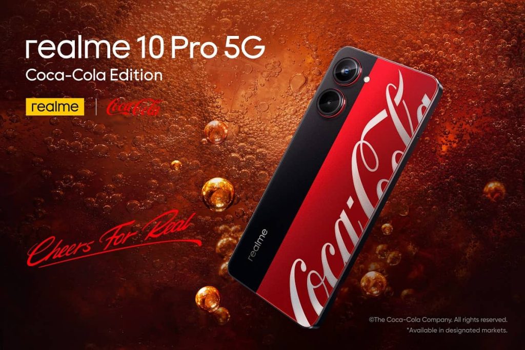 Realme 10 Pro 5G Coca-Cola Edition