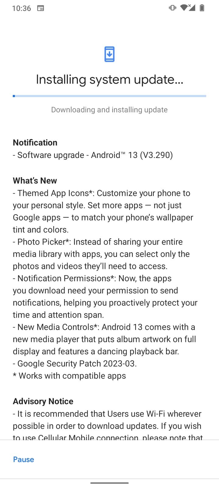 Android 13 Nokia G20