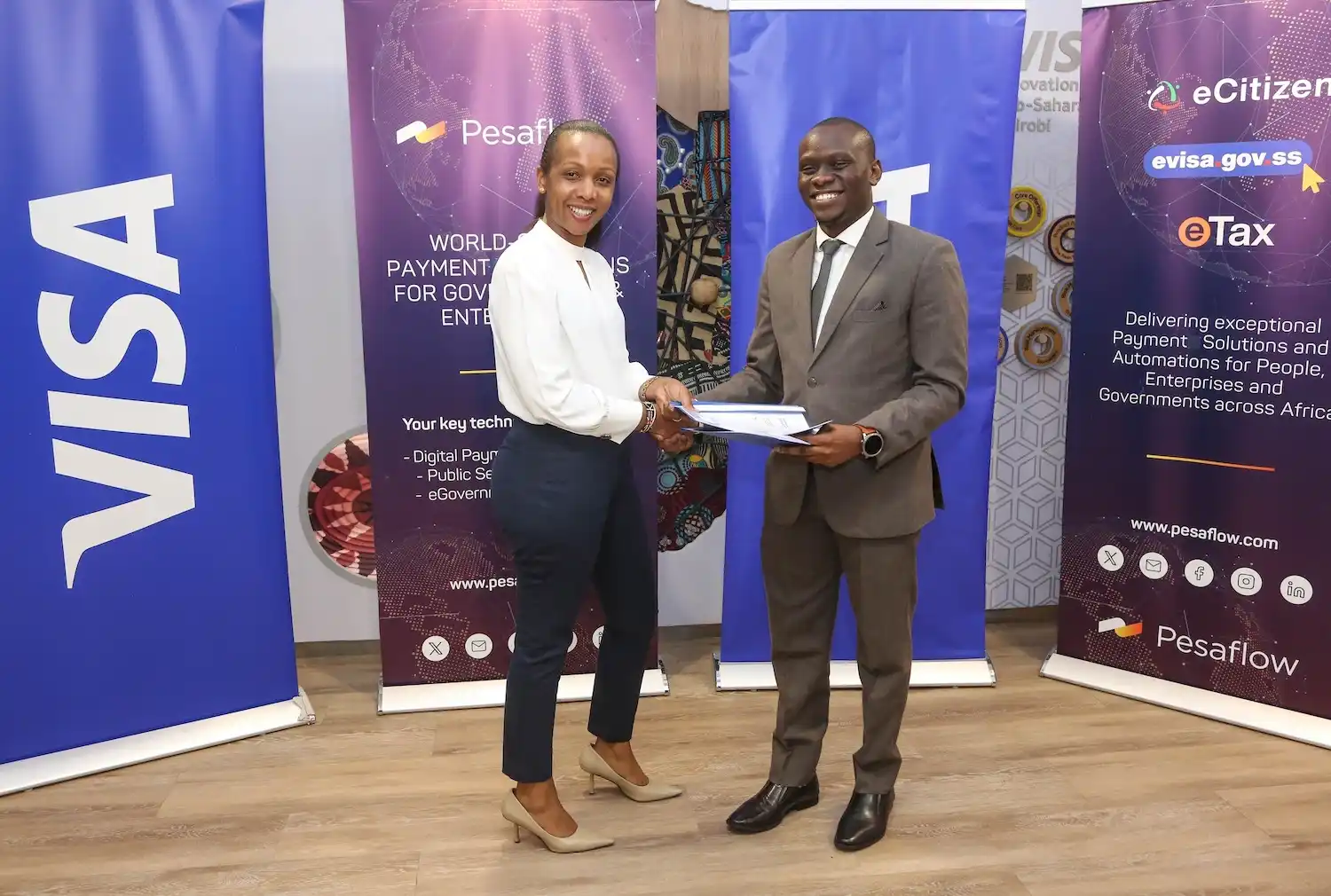 Pesa Flow Visa Partnership