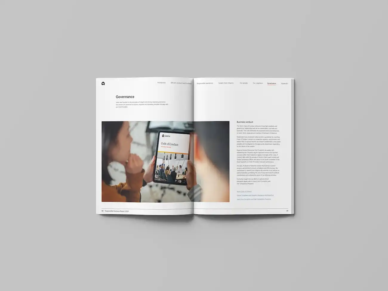 Responsible Business Vertiv
