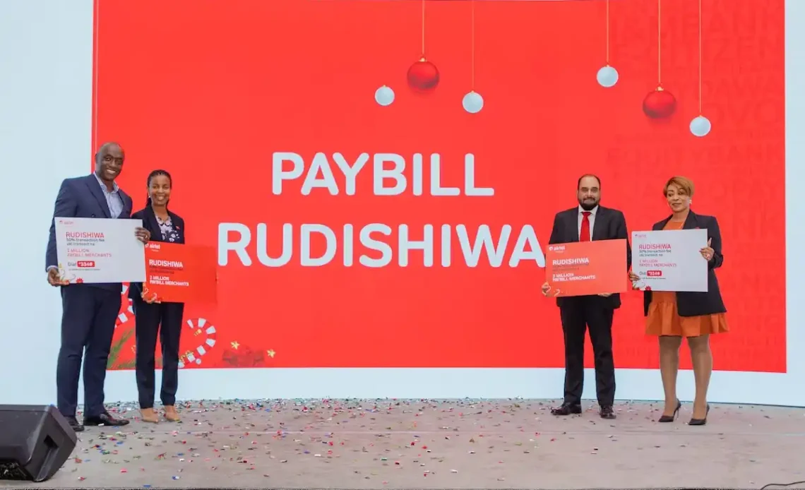Airtel money Paybill Rudishiwa fee