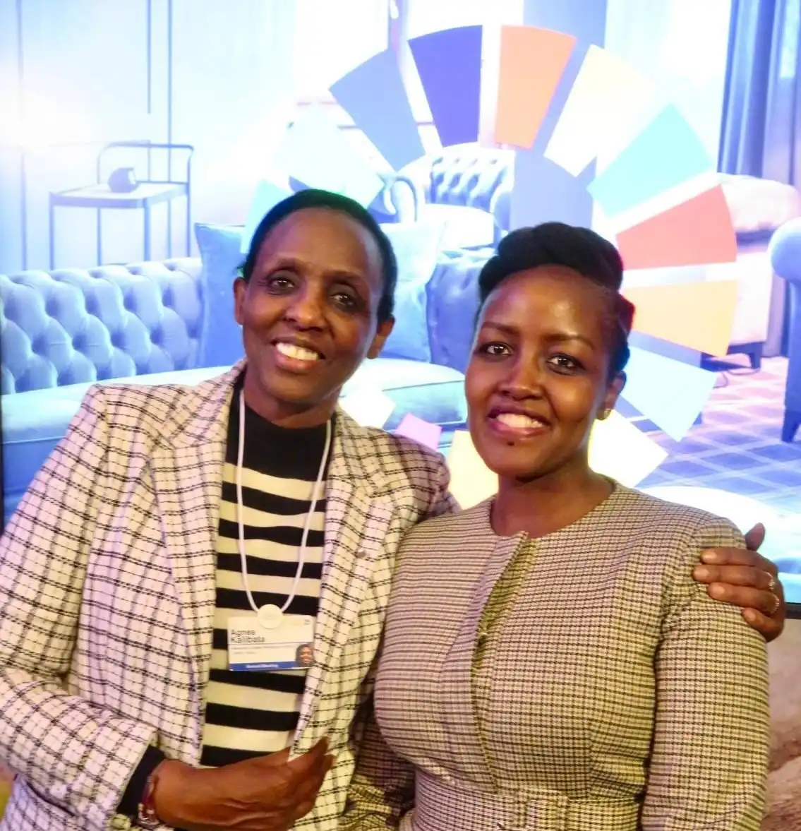 Dr. Agnes Kalibata and Paula Ingabire