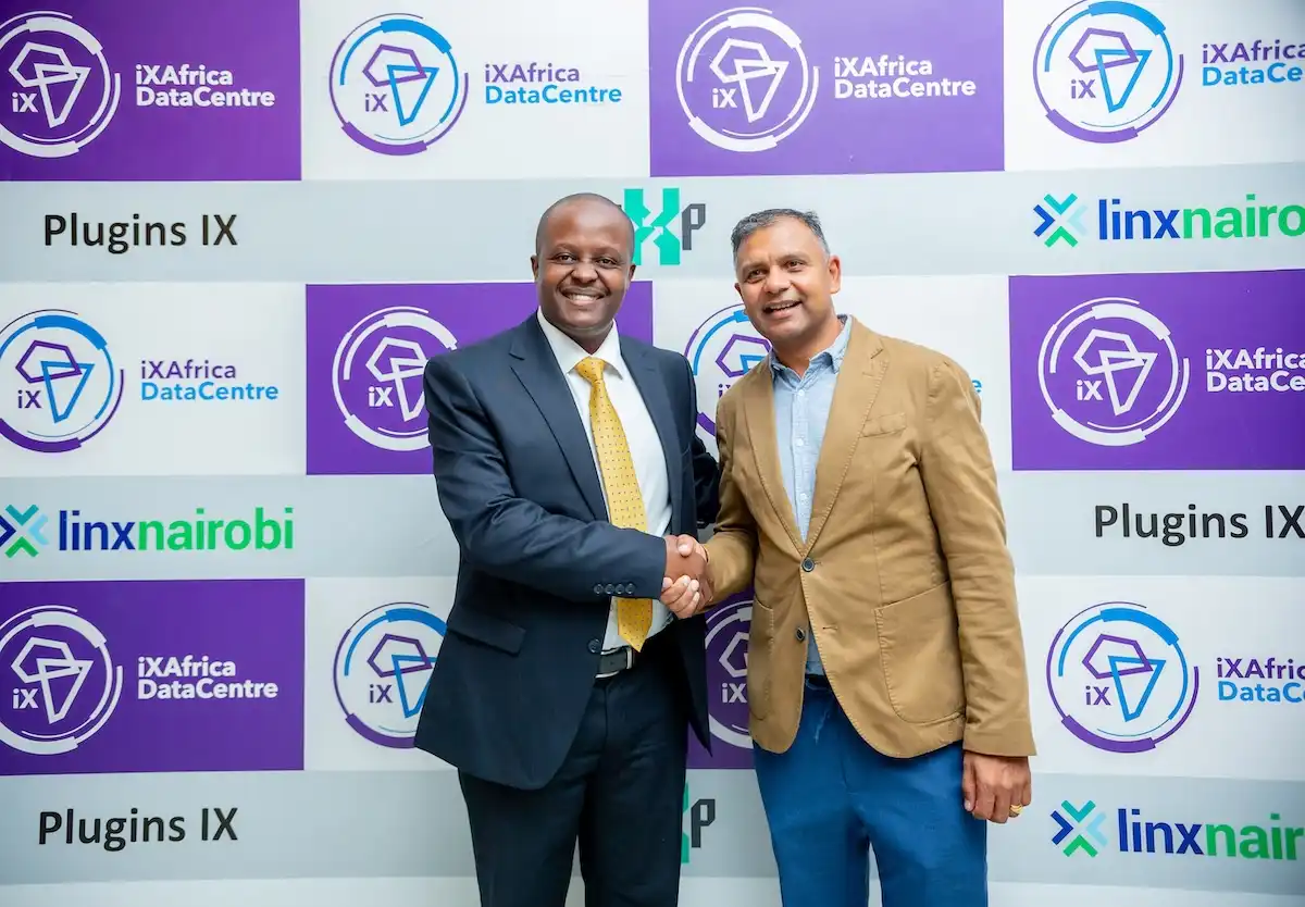 KenInvest CEO John Mwendwa and iX Africa Data Center CEO Snehar Shah