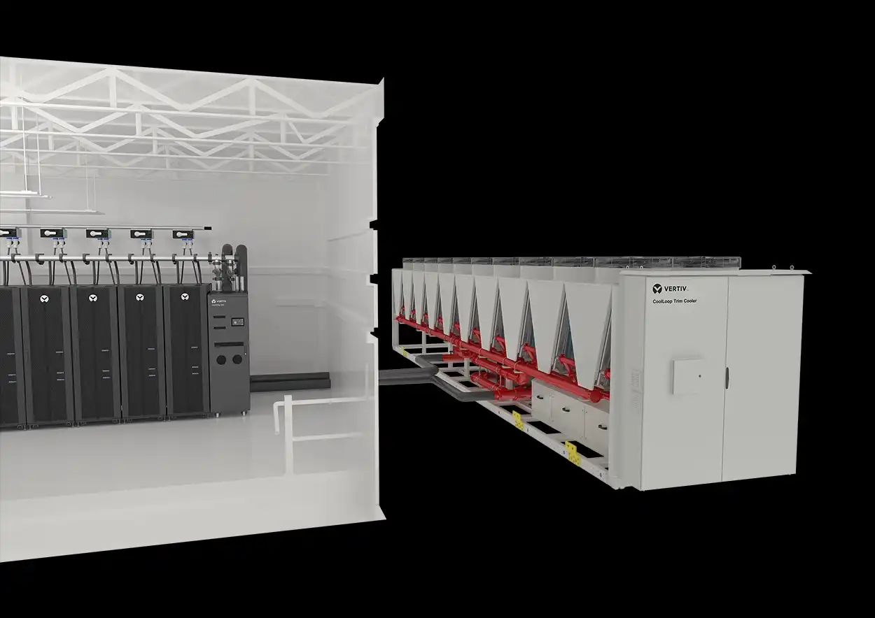 Vertiv CoolLoop Trim Cooler and CoolChip CDU_LowR copy