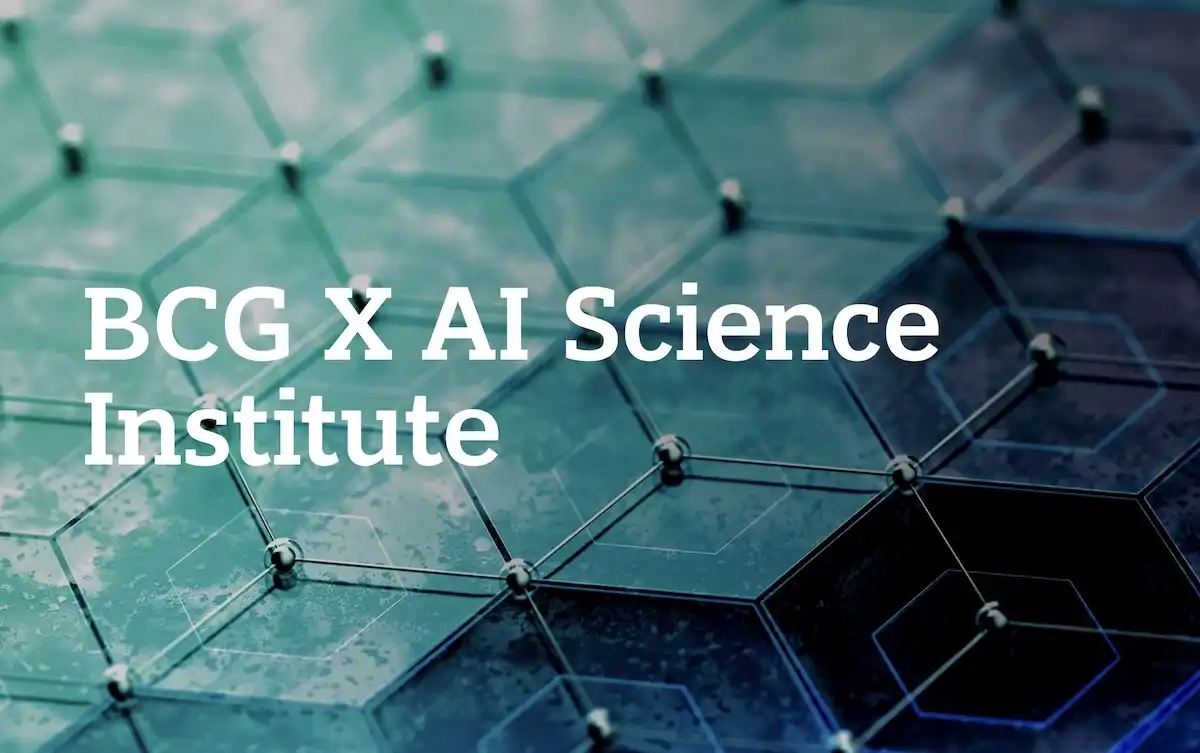 BCG X AI science institute