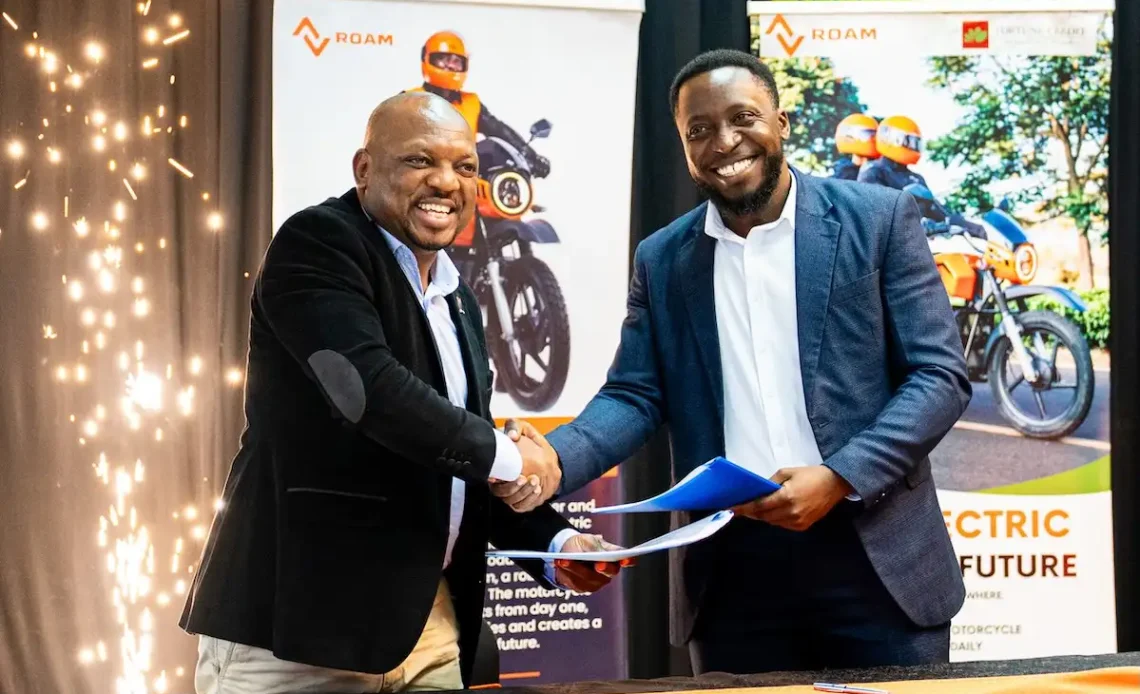 Roam and Fortune Credit electric motorcycle financing